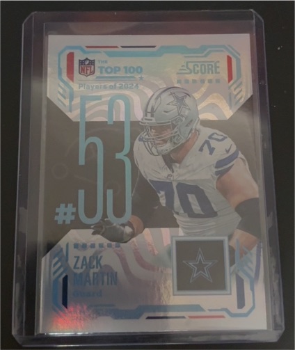 2025 Panini Score #53 Zack Martin — front