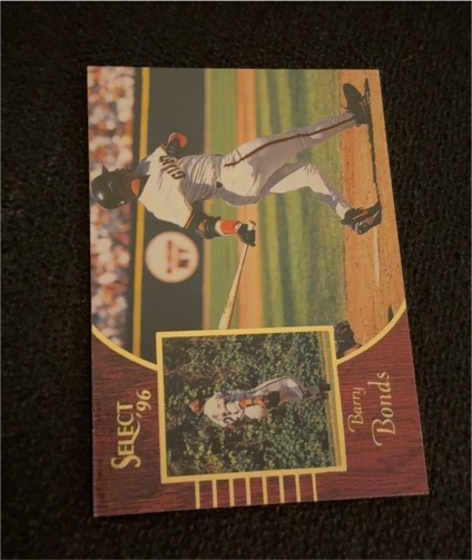 1996 Pinnacle Select #101 Barry Bonds — front