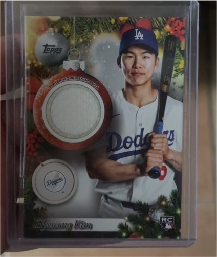 2025 Topps Holiday #PR-HK Hyeseong Kim — front