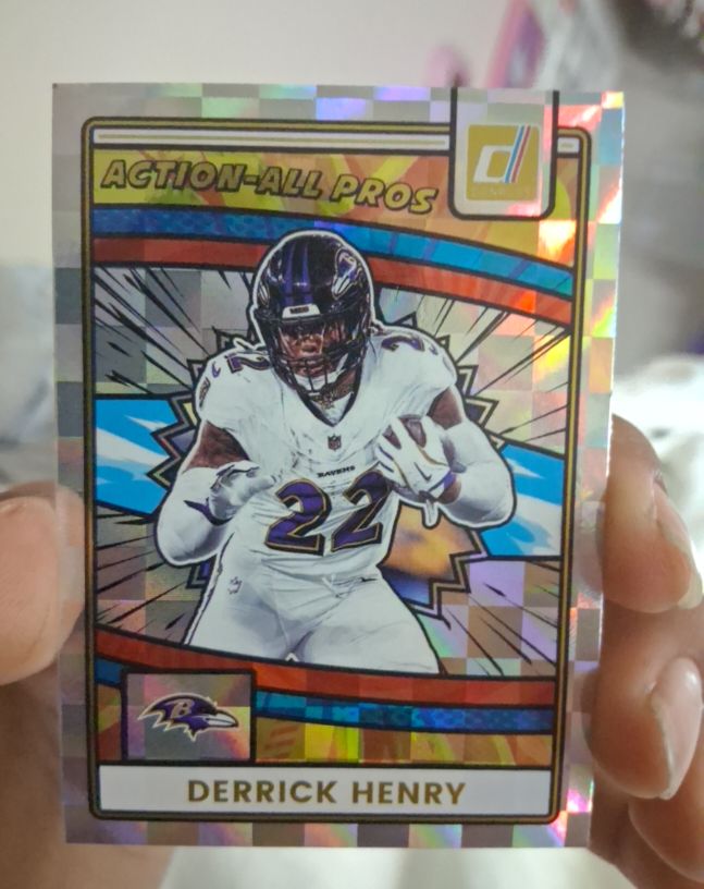 2025 Donruss Action All Pros #AAP-DHE Derrick Henry — front