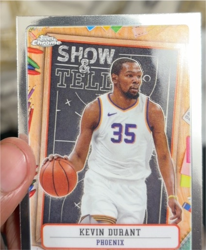 2024-25 Topps Chrome #ST-1 Kevin Durant Show & Tell — front