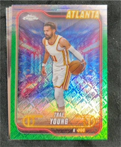 2024-25 Topps Chrome #82 Trae Young — front