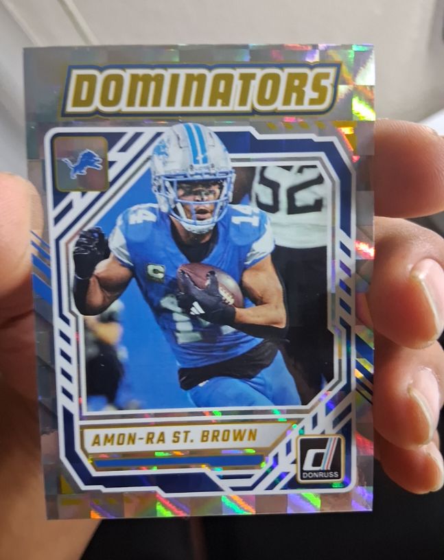 2025 Donruss Dominators #DOM-ASN Amon-Ra St. Brown — front