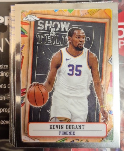 2024-25 Topps Chrome #ST-1 Kevin Durant Show & Tell — front