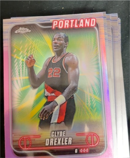 2024-25 Topps Chrome #30 Clyde Drexler — front