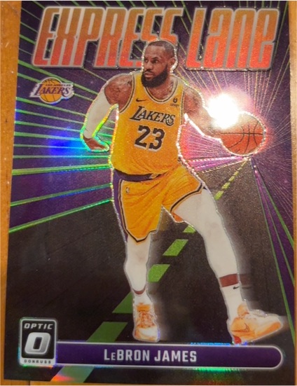 2023-24 Panini Donruss Optic #9 LeBron James Express Lane — front