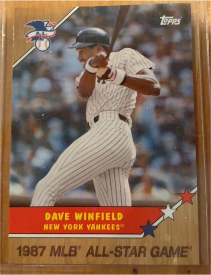 1987 Topps On Demand #22 Dave Winfield — front