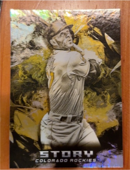 2018 Topps Fire #54 Trevor Story — front