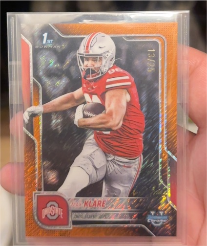 2025 Bowman Chrome University #59 Max Klare — front