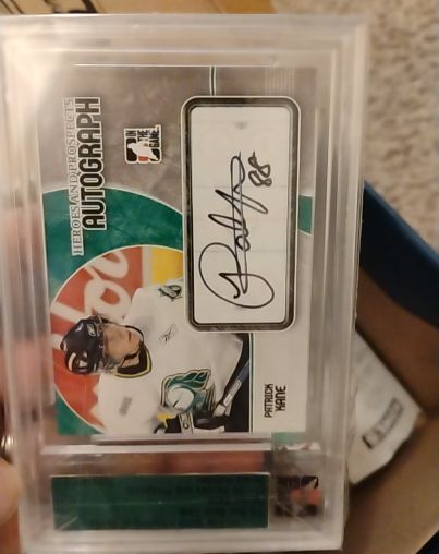 2007-08 In The Game Heroes and Prospects Autographs #A-PH Patrick Hager — front