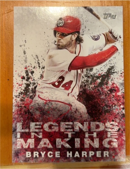 2018 Topps Legends in the Making #LTM-BH Bryce Harper — front