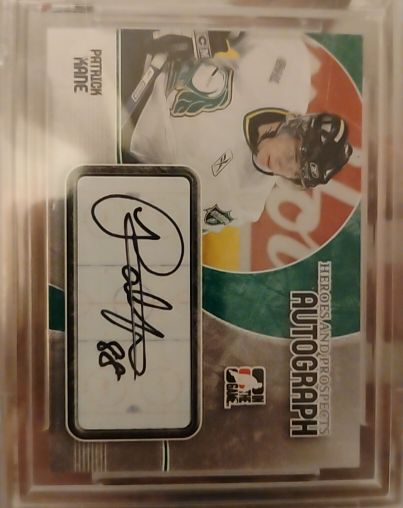 2007-08 In The Game Heroes and Prospects Autograph #A-PK Patrick Kane — front