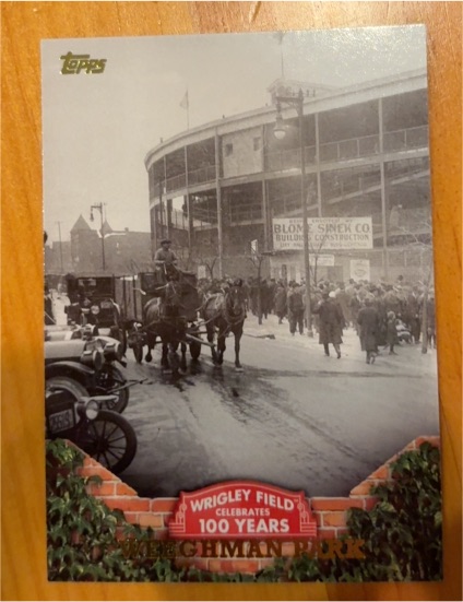 2016 Topps 100 Years at Wrigley #WRIG-46 Weeghman Park — front