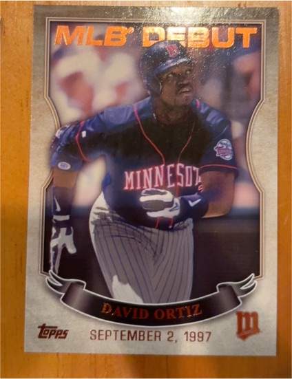 2016 Topps MLB Debut #MLBD2-15 David Ortiz — front