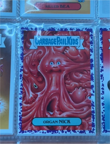 2019 Topps Garbage Pail Kids Revenge of Oh The Horror-ible #15a Organ Nick — front