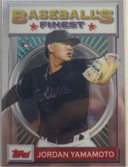 2020 Topps Baseball's Finest Flashbacks #56 Jordan Yamamoto — front