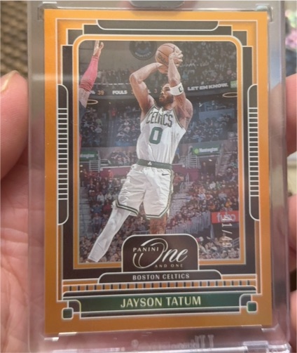 2024 Panini One and One Jayson Tatum — front