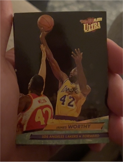 1992-93 Fleer Ultra #42 James Worthy — front