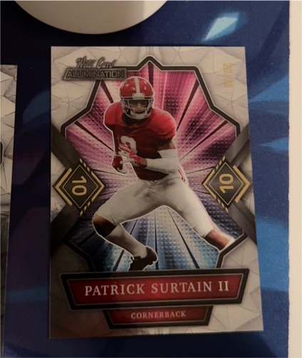2021 Wild Card Alumination #ABC-14 Patrick Surtain II — front