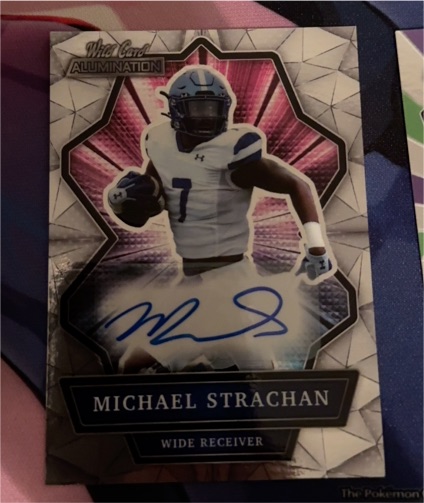 2021 Wild Card Alumination #ABC-A Michael Strachan — front