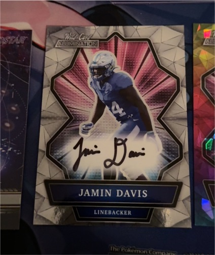 2021 Wild Card Alumination #ABC-A Jamin Davis — front