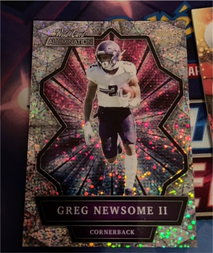 2021 Wild Card Alumination #ABC-65 Greg Newsome II — front