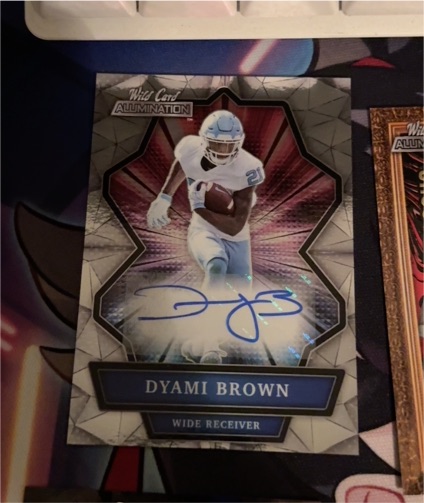 2021 Wild Card Alumination #ABC-A Dyami Brown — front