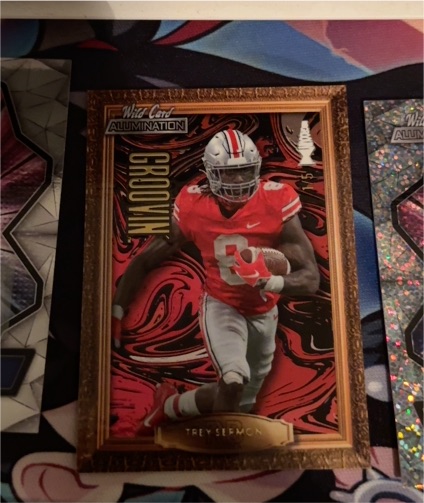 2021 Wild Card Alumination Groovin Trey Sermon — front