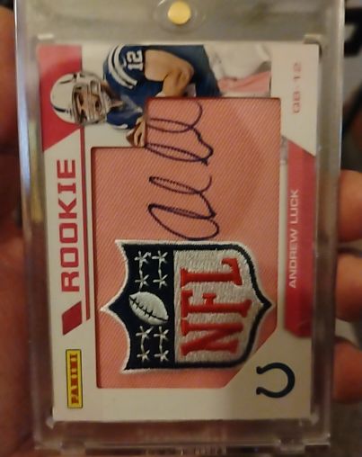2012 Panini Rookie #QB-19 Andrew Luck — front
