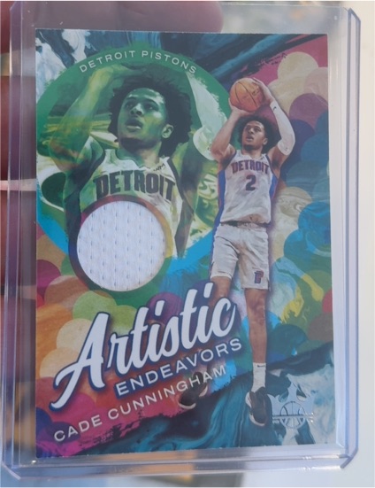 2021-22 Panini Court Kings Artistic Endeavors #AE-CCU Cade Cunningham — front