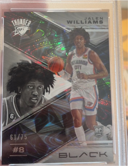 2022 Panini Black #78 Jalen Williams — front