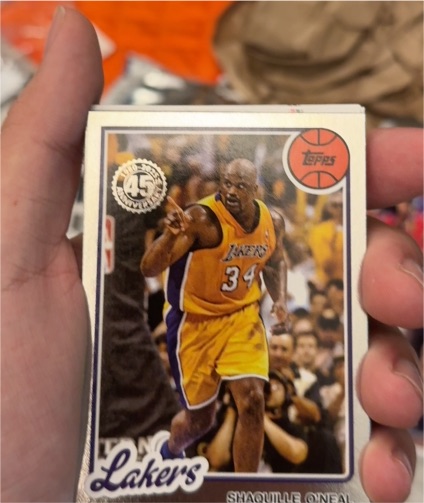 2025 Topps 1980-81 Topps Basketball #80BK-4 Shaquille O'Neal — front