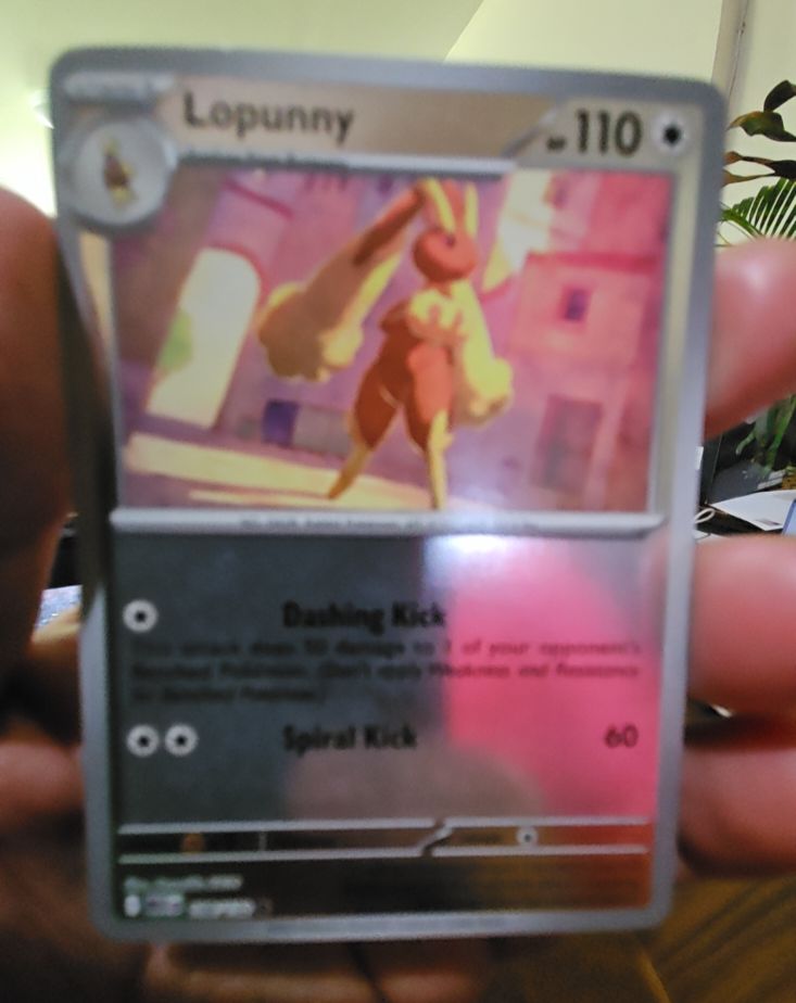 2023 Pokemon ME01: Mega Evolution #108 Lopunny — front
