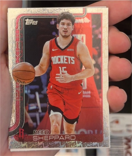 2025-26 Topps #178 Reed Sheppard — front