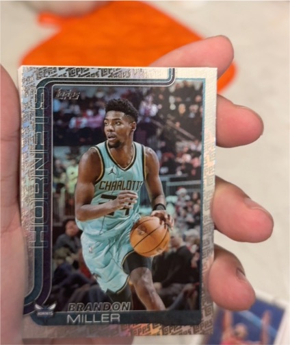 2025-26 Topps #68 Brandon Miller — front