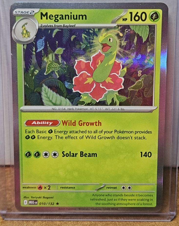 2025 Pokemon Mega Evolution #010 Meganium — front