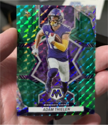 2022 Panini Mosaic #127 Adam Thielen — front