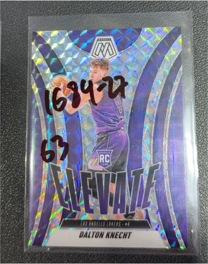2024-25 Panini Mosaic #18 Dalton Knecht Elevate RC — front