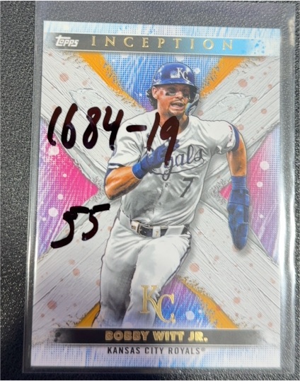 2024 Topps Inception #104 Bobby Witt Jr. — front
