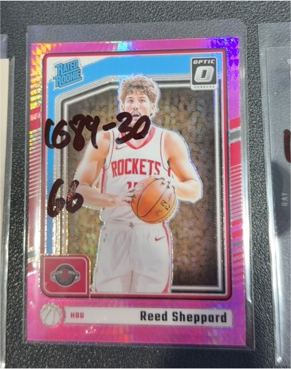 2024-25 Panini Donruss Optic #255 Reed Sheppard — front