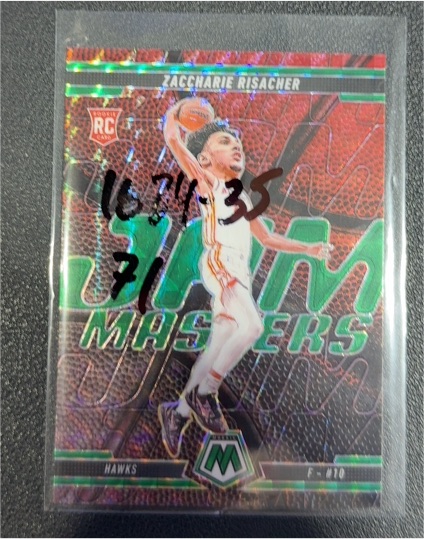 2024-25 Panini Mosaic #8 Zaccharie Risacher Jam Masters — front
