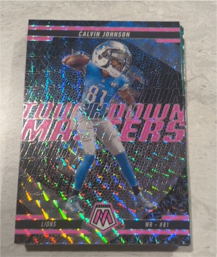 2025 Panini Mosaic Touchdown Masters #16 Calvin Johnson — front