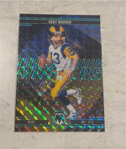 2025 Panini Mosaic #QB-13 Kurt Warner — front