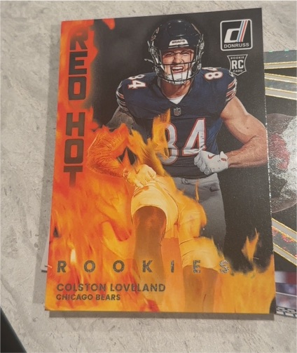 2025 Panini Donruss Red Hot Rookies #RHR-CLV Colston Loveland — front