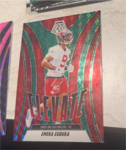 2025 Panini Mosaic #2 Emeka Egbuka Elevate Rookie — front