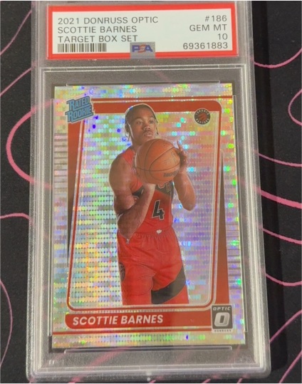 2021 Donruss Optic #186 Scottie Barnes — front