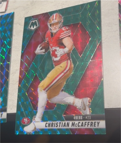 2025 Panini Mosaic #179 Christian McCaffrey — front