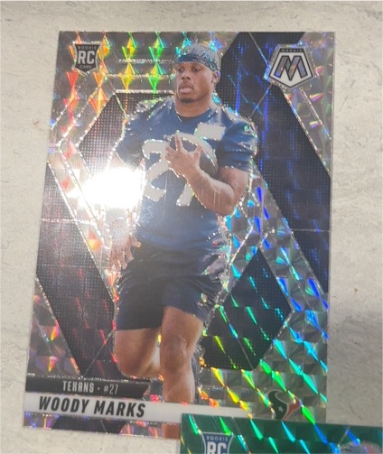 2025 Panini Mosaic #395 Woody Marks — front