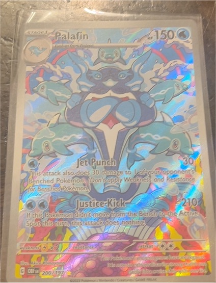 2023 Pokémon SV03: Obsidian Flames #200/197 Palafin — front
