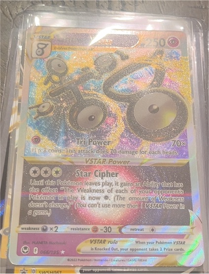 2022 Pokémon TCG Silver Tempest #066 Unown VSTAR — front